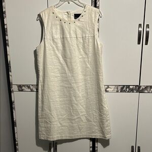 Cynthia Rowley Cream Sleeveless Dress